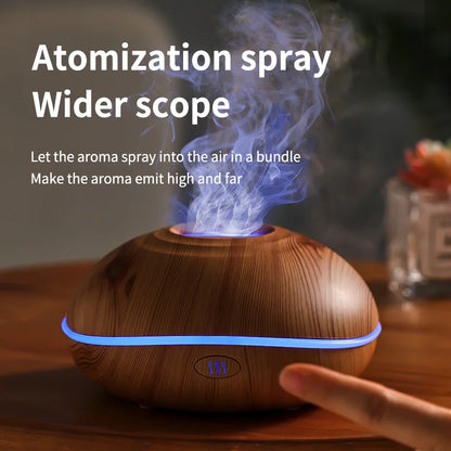Ultrasonic Wood Design Aroma Diffuser