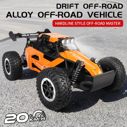 High-Speed All-Terrain RC Car with LED Lights