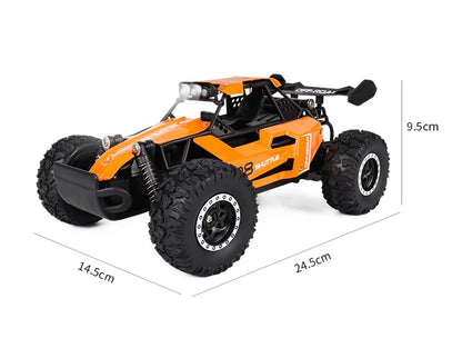 High-Speed All-Terrain RC Car with LED Lights