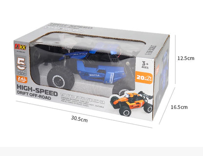 High-Speed All-Terrain RC Car with LED Lights