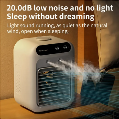 Portable Mini Air Cooler with Humidifier (USB Powered)