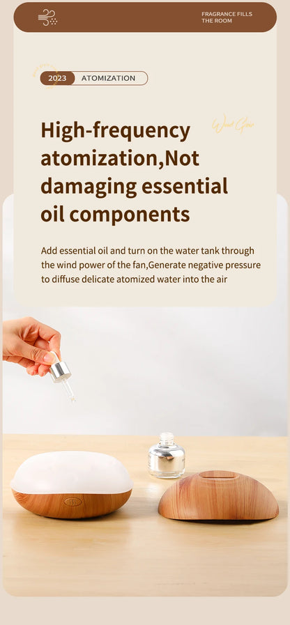 Ultrasonic Wood Design Aroma Diffuser