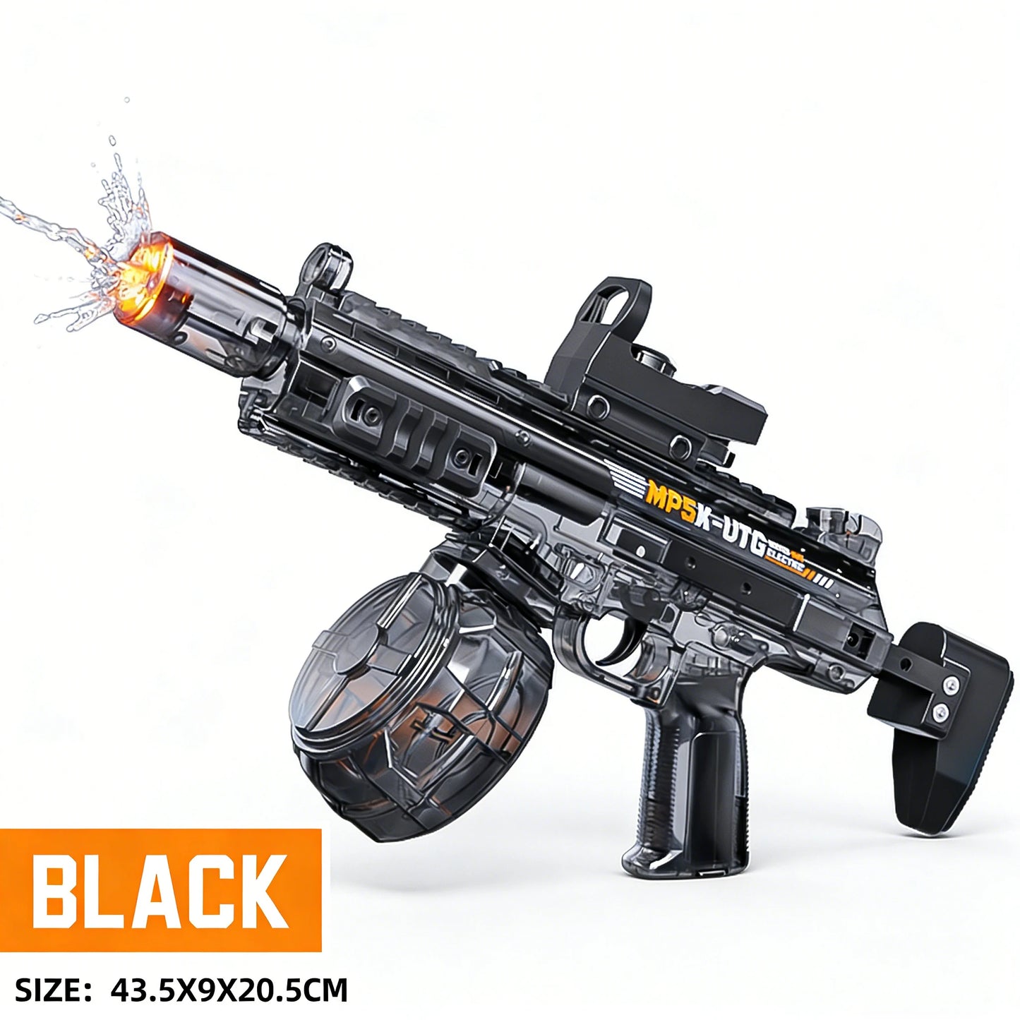 Electric Water Gun with Recoil & LED Lights