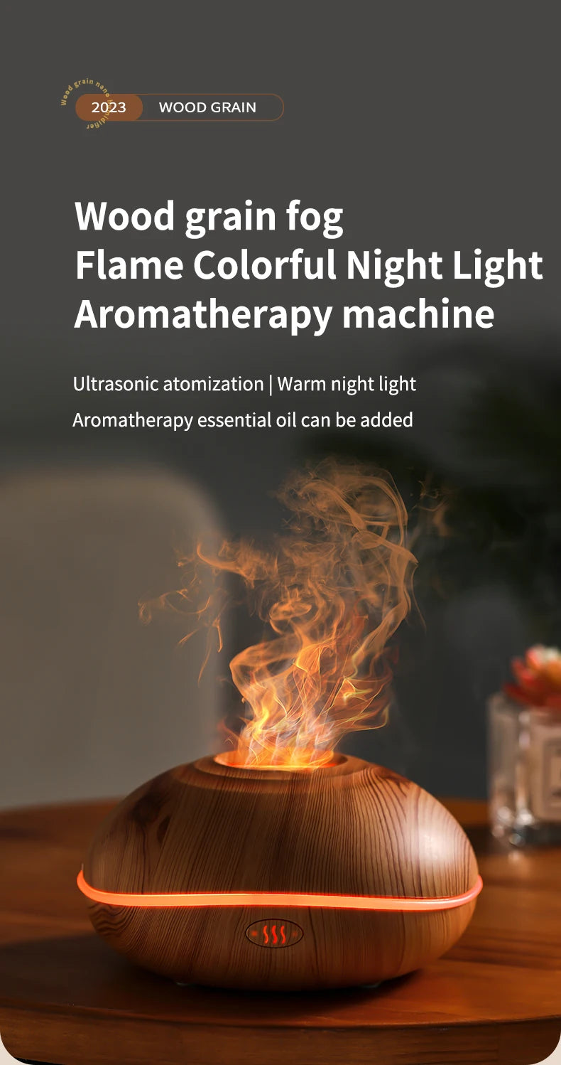 Ultrasonic Wood Design Aroma Diffuser