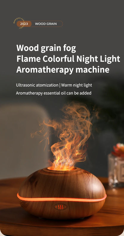 Ultrasonic Wood Design Aroma Diffuser