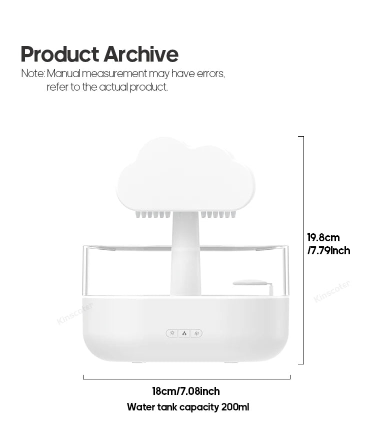 Zen Cloud Rain Aroma Diffuser