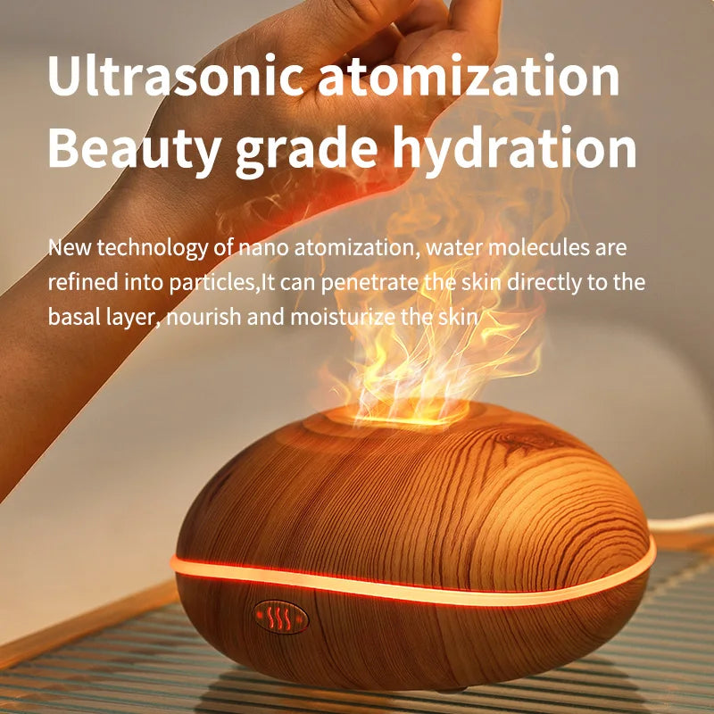 Ultrasonic Wood Design Aroma Diffuser