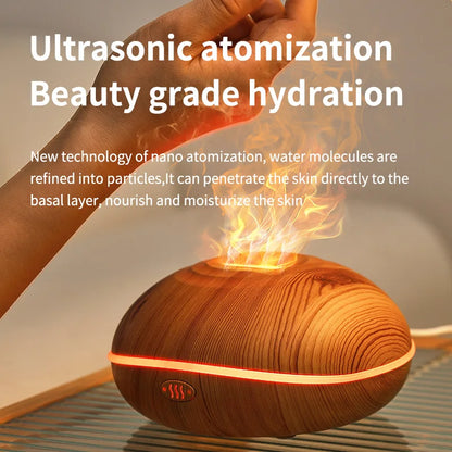 Ultrasonic Wood Design Aroma Diffuser