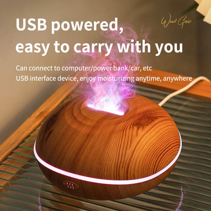 Ultrasonic Wood Design Aroma Diffuser
