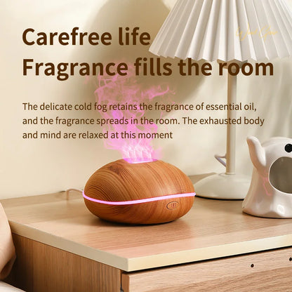 Ultrasonic Wood Design Aroma Diffuser