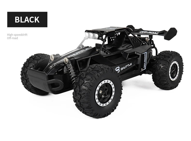 High-Speed All-Terrain RC Car with LED Lights