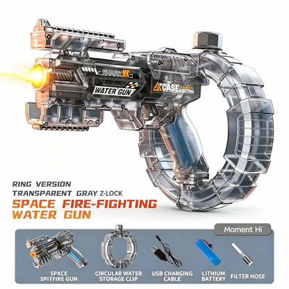 Electric Water Gun with Recoil & LED Lights