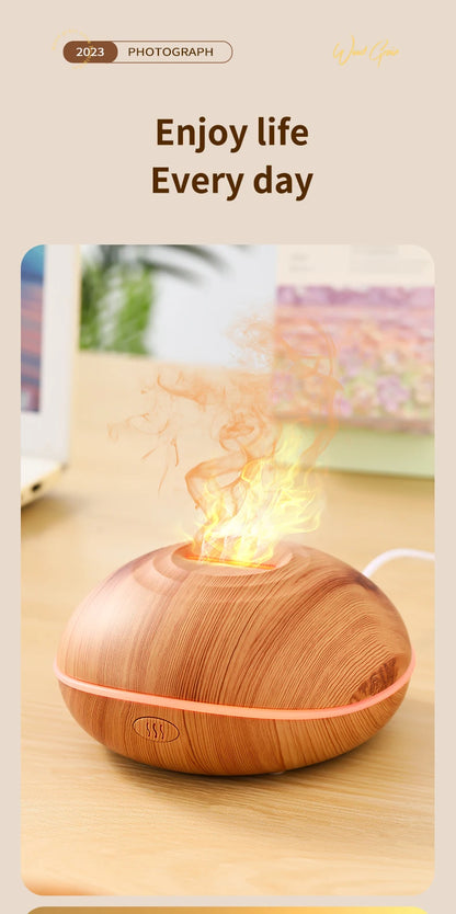 Ultrasonic Wood Design Aroma Diffuser