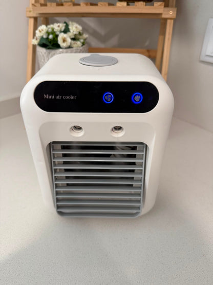 Portable Mini Air Cooler with Humidifier (USB Powered)