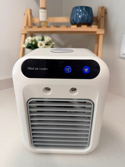 Portable Mini Air Cooler with Humidifier (USB Powered)
