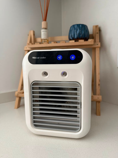 Portable Mini Air Cooler with Humidifier (USB Powered)