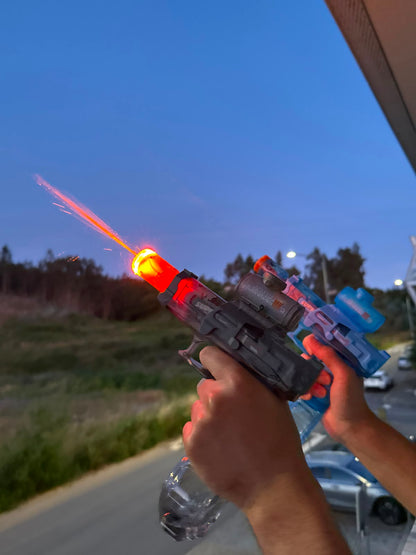 Electric Water Gun with Recoil & LED Lights