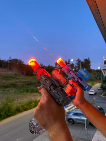 Electric Water Gun with Recoil & LED Lights